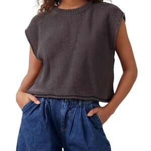 Free People Stolen Hearts Sweater Vest